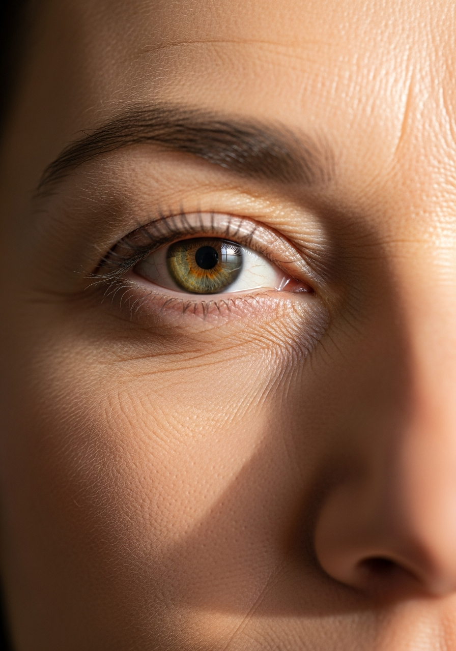 Before Botox treatment — Independence, MO patient showing crow's feet wrinkles